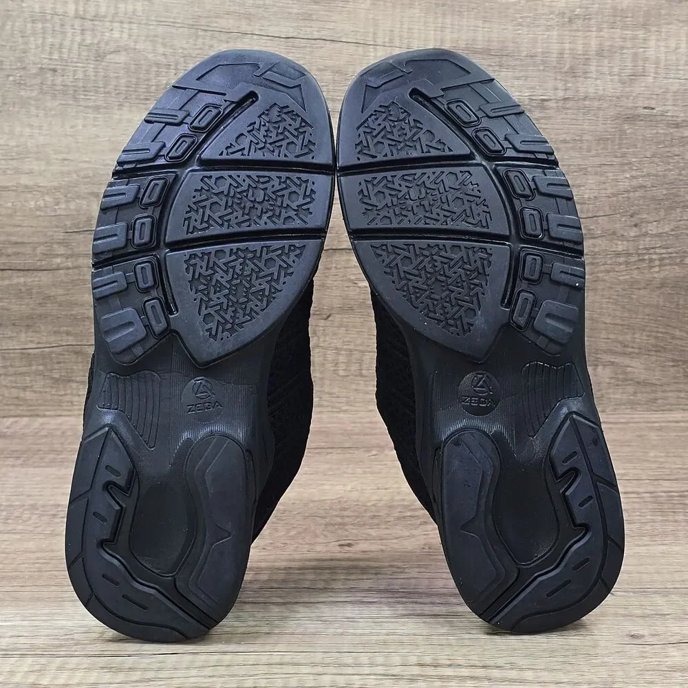 Zeba Hands Free Women's Size 10 Black Ember Red Slip On Walking Shoes Sneakers